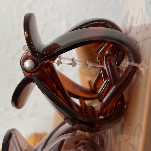 NEW! Scunci Effortless Beauty Jaw Hair Clips 3 - Picture 2 of 6